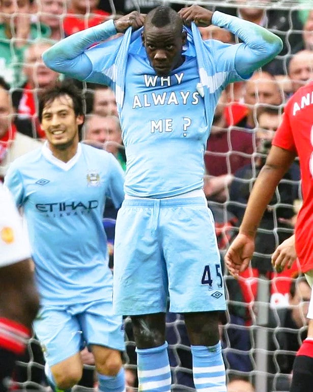 Camiseta Retro BALOTELLI MARIO 2011-12 Manchester City
