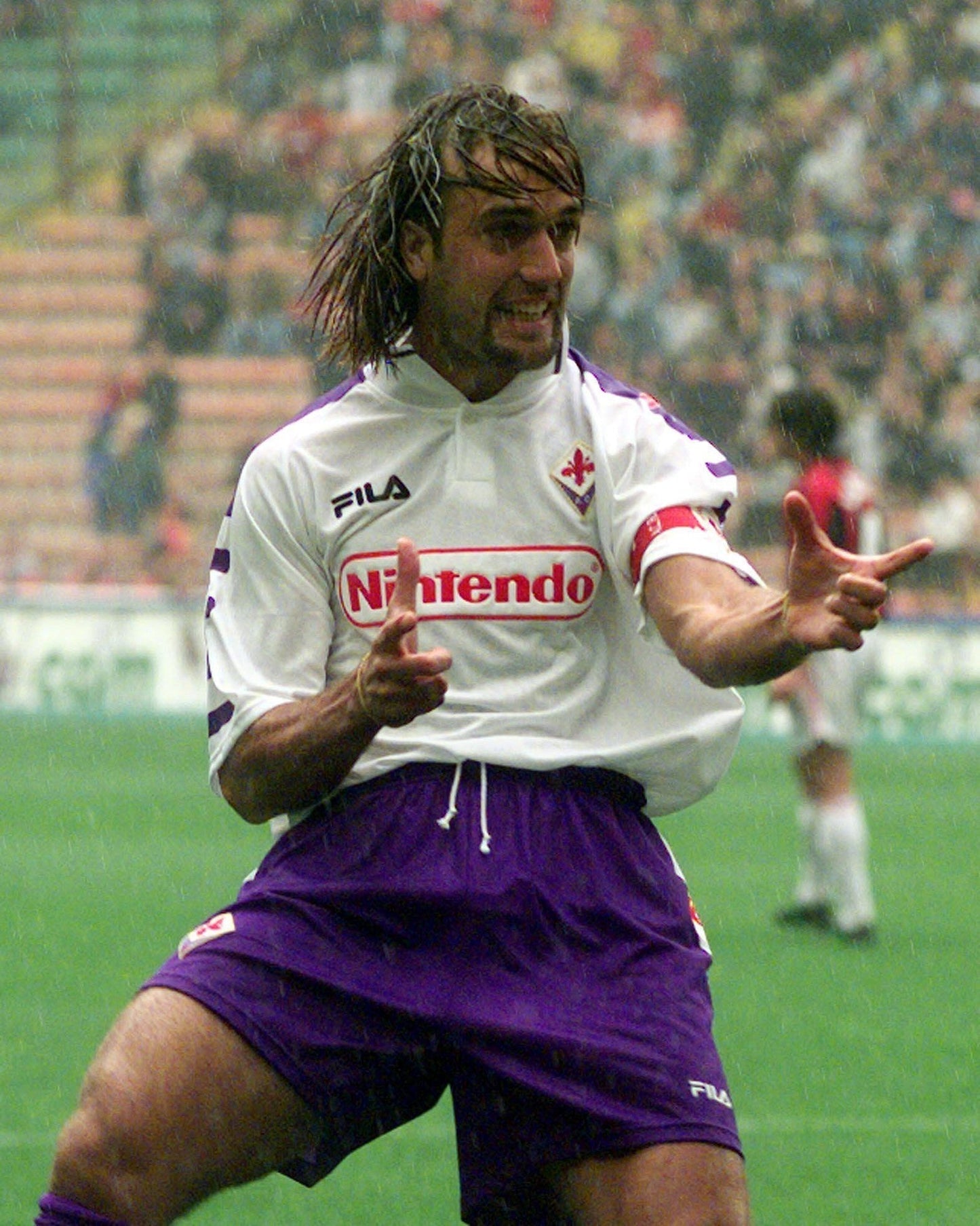 Camiseta Retro BATISTUTA GABRIEL OMAR 1998-99 Fiorentina