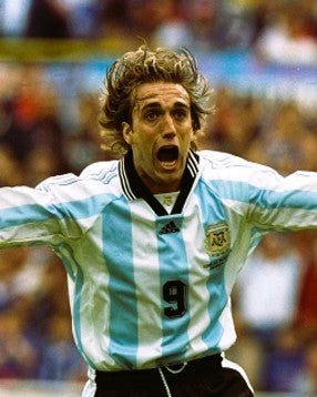 Camiseta Retro BATISTUTA GABRIEL OMAR 1998-99 Argentina