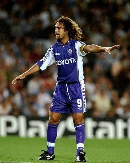 Camiseta Retro BATISTUTA GABRIEL OMAR 1999-00 Fiorentina