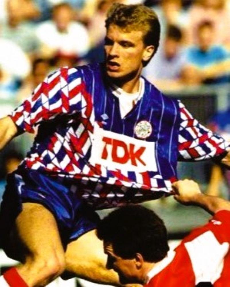 Camiseta Retro BERGKAMP DENNIS 1990-91 Ajax