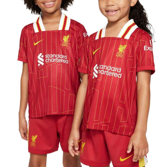 Kit Liverpool local 2024/2025 - NIÑOS ⚡