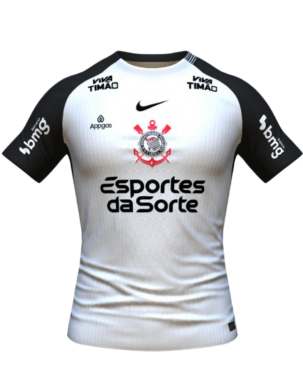Camiseta Corinthians local 2025/2026 - Player Version
