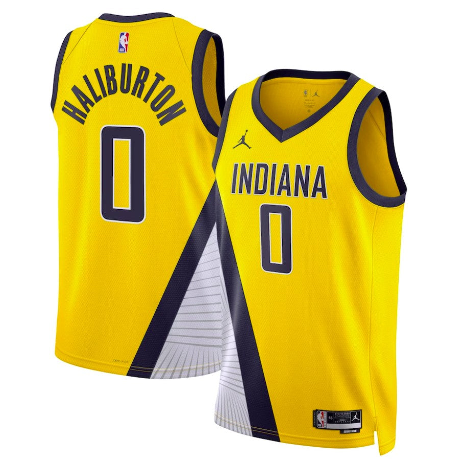 Camiseta Indiana Pacers - Statemen Ed. vista sobre fondo blanco
