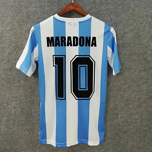 Camiseta Argentina Retro 1986 MARADONA 10⚡