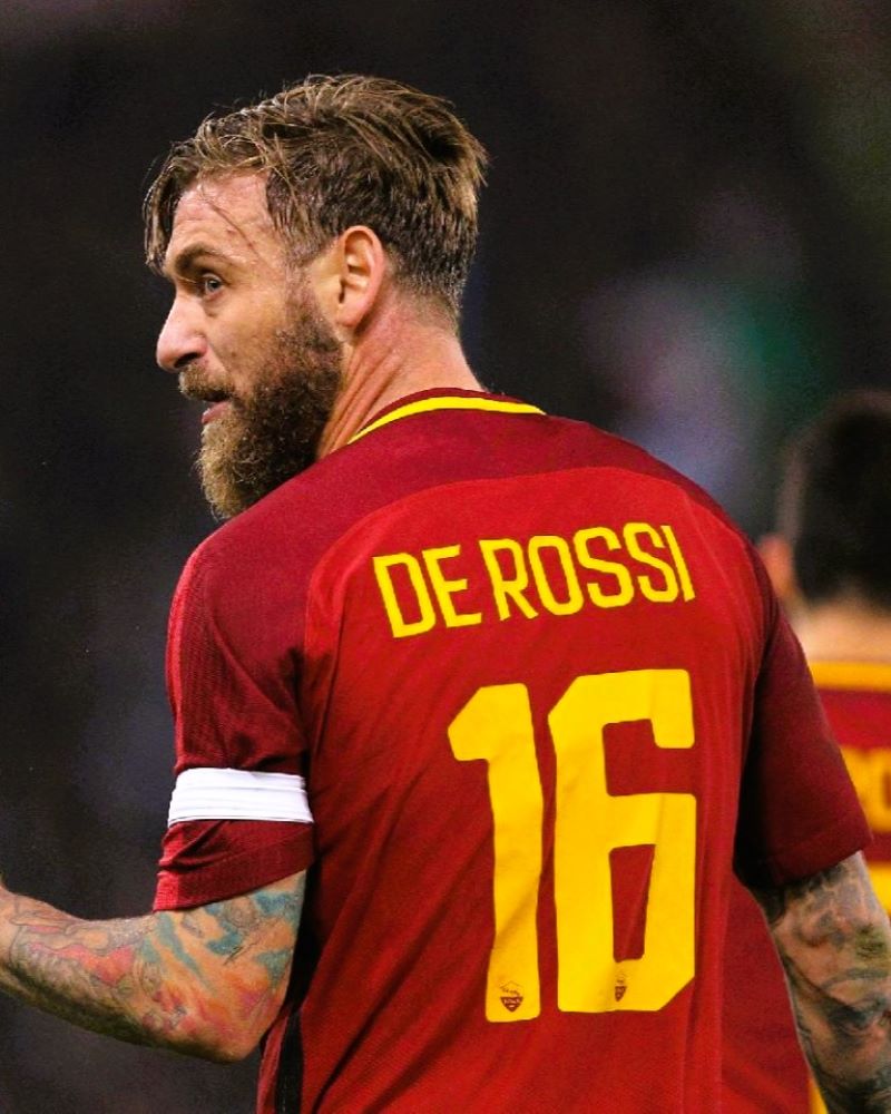 Camiseta Retro DE ROSSI DANIELE 2016-17 Roma