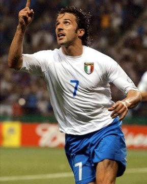 Camiseta Retro DEL PIERO ALESSANDRO 2002-03 Italia