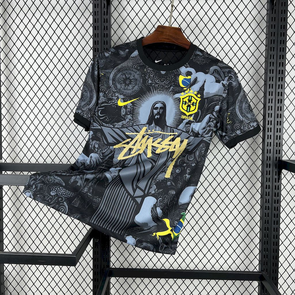 Camiseta Edicion Especial Brasil x Stussy