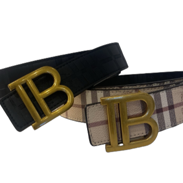 Cinto Burberry - reversible ⚡ TL STORE vista sobre fondo blanco