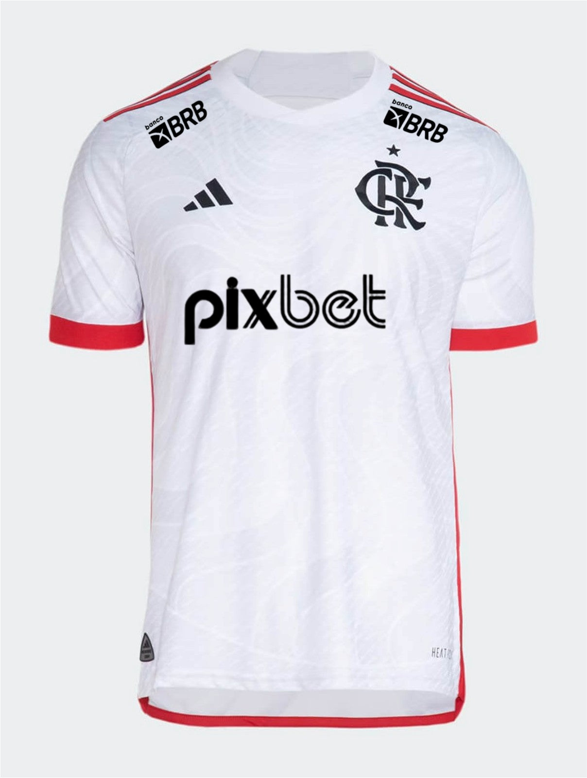 Camiseta Flamengo alternativa 2024/2025 vista sobre fondo blanco