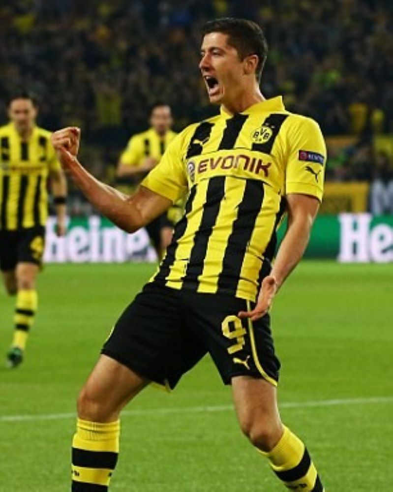 Camiseta Retro LEWANDOWSKI ROBERT 2012-13 Borussia Dortmund