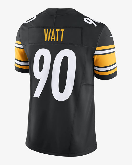 Camiseta Pittsburgh Steelers local 2021/2022 vista sobre fondo blanco
