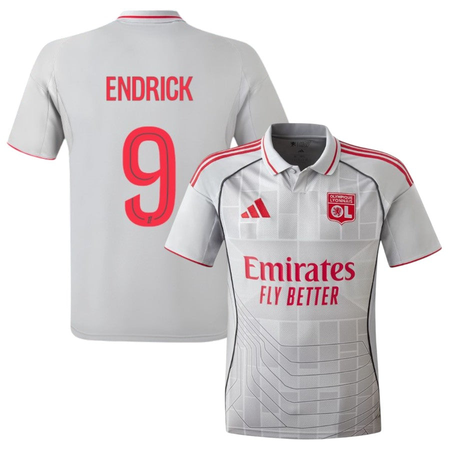 Camiseta Olympique Lyon ENDRICK 9 2025/26 Tercera