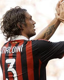 Camiseta Retro MALDINI PAOLO 2009-10 AC Milan