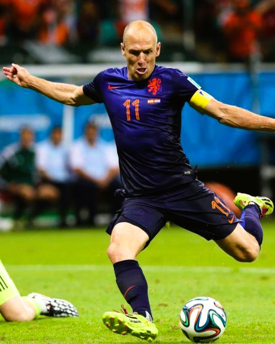 Camiseta Retro ROBBEN ARJEN 2014-15 Holanda