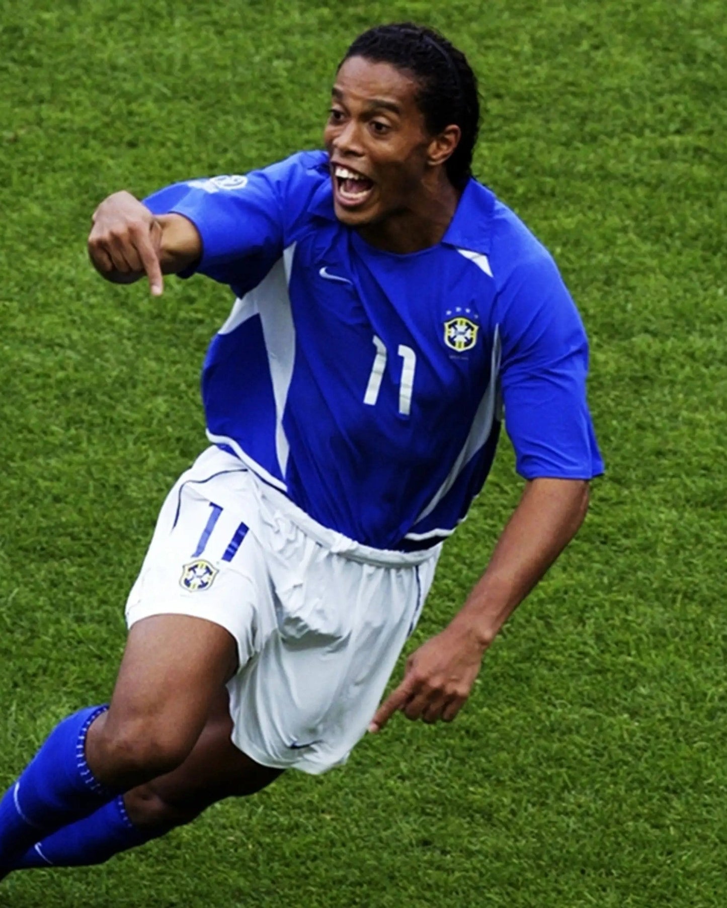 Camiseta Retro RONALDINHO 2002-03 Brasil