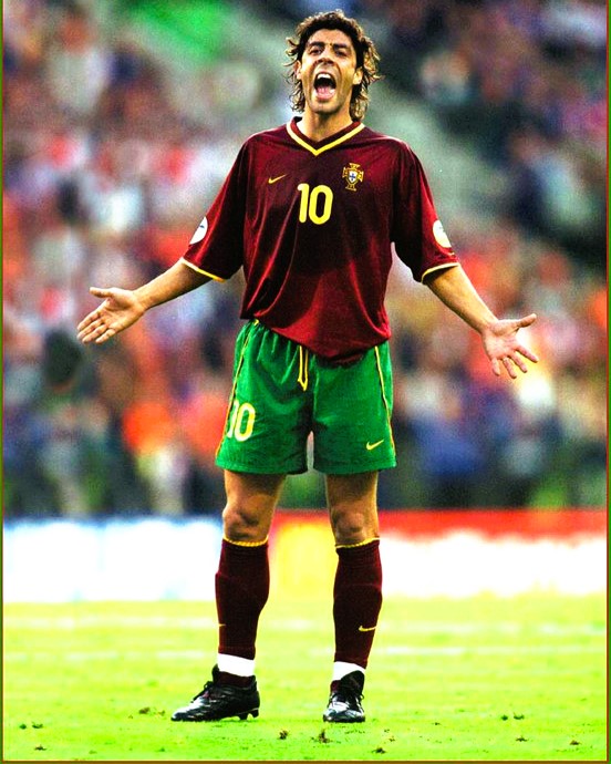 Camiseta Retro RUI COSTA MANUEL 2000-01 Portugal
