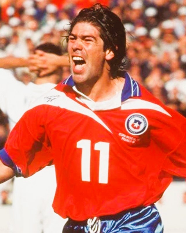Camiseta Retro SALAS MARCELO 1998-99 Chile