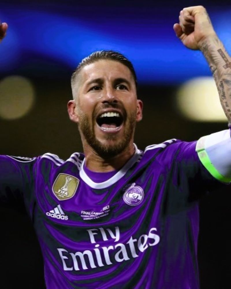 Camiseta Retro RAMOS SERGIO 2016-17 Real Madrid