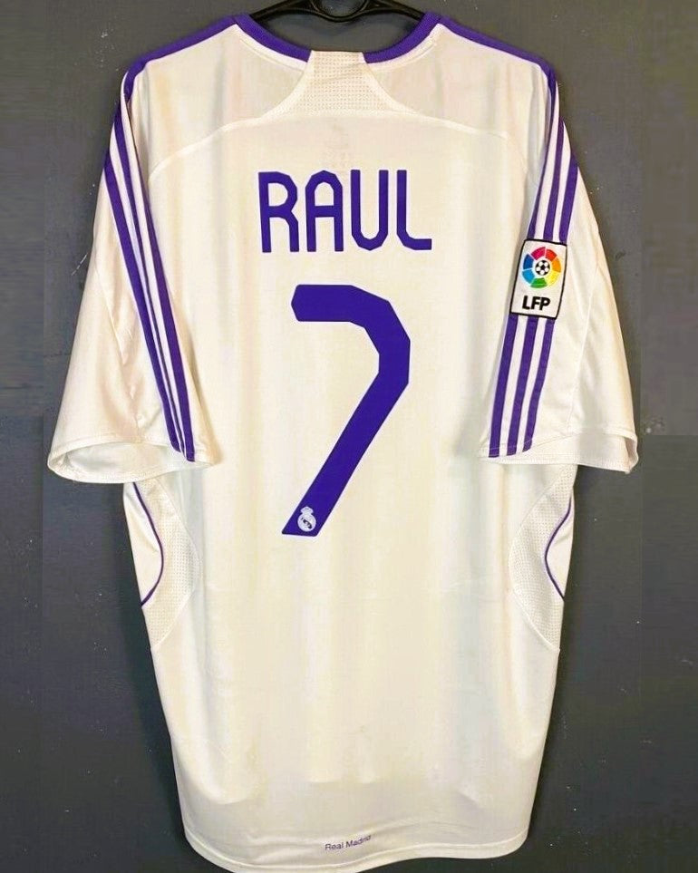Camiseta Retro RAUL GONZALEZ BLANCO 2007-08 Real Madrid