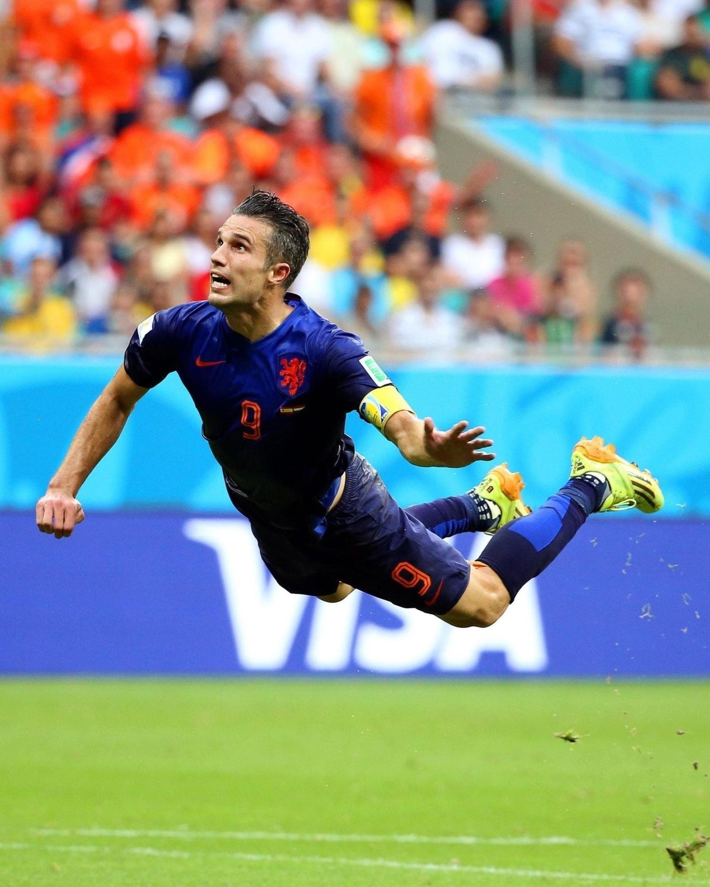 Camiseta Retro VAN PERSIE ROBIN 2014-15 Holanda