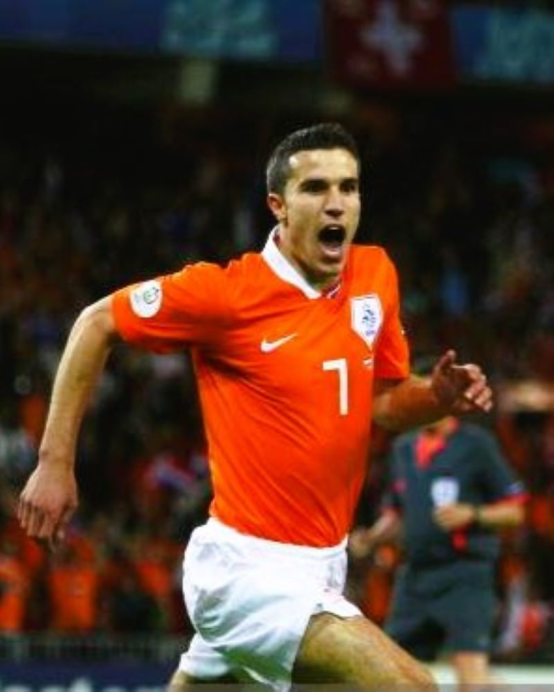 Camiseta Retro VAN PERSIE ROBIN 2008-09 Holanda