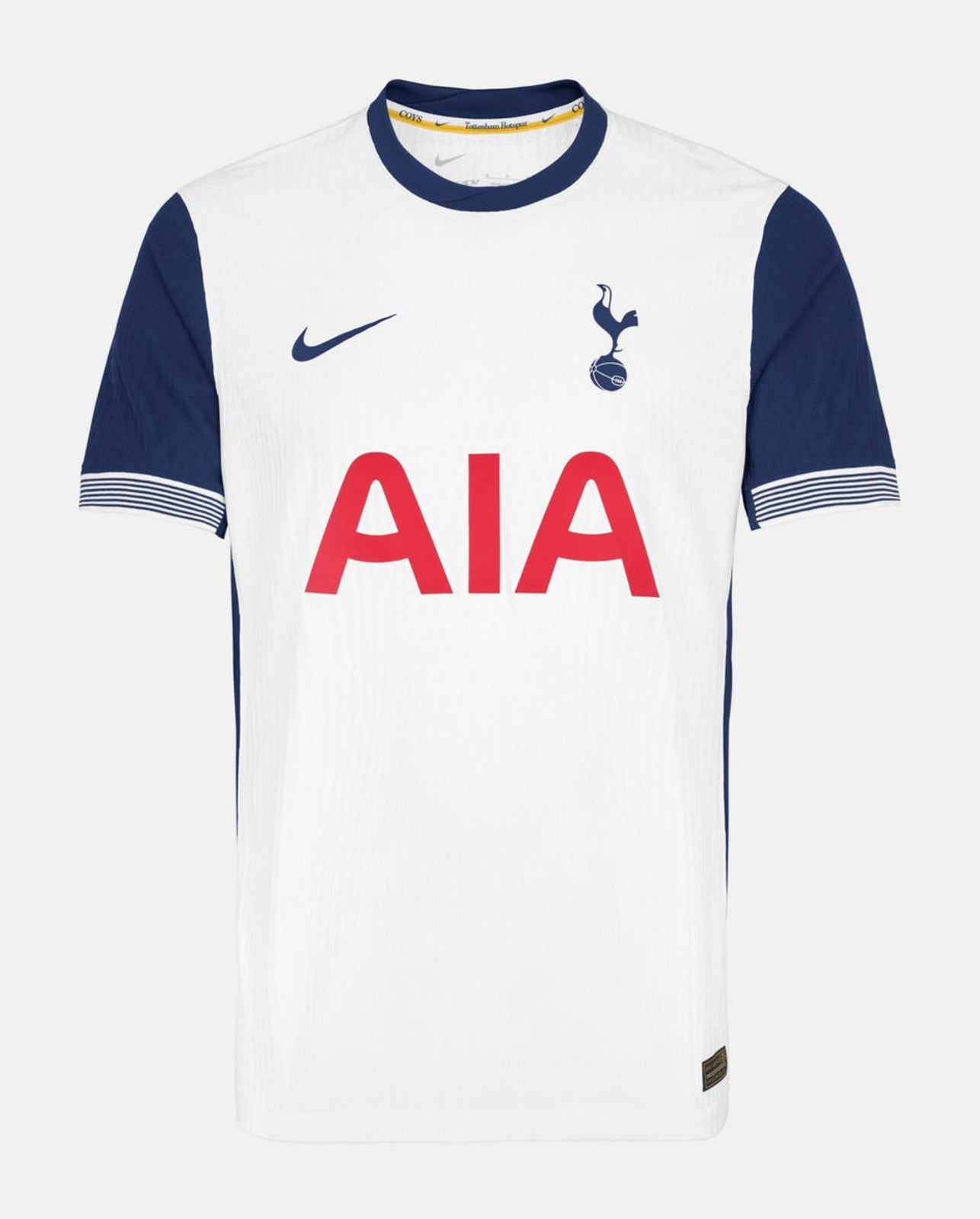Camiseta Tottenham local 2024/2025 vista sobre fondo blanco