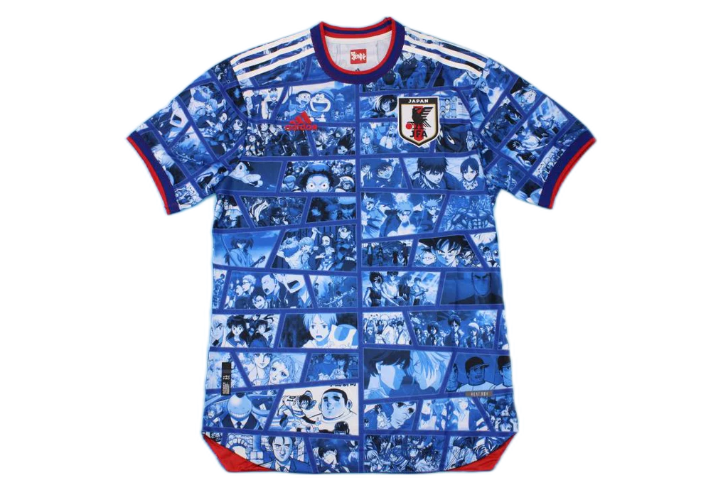 Camiseta Japon Anime 2021/2022 vista sobre fondo blanco