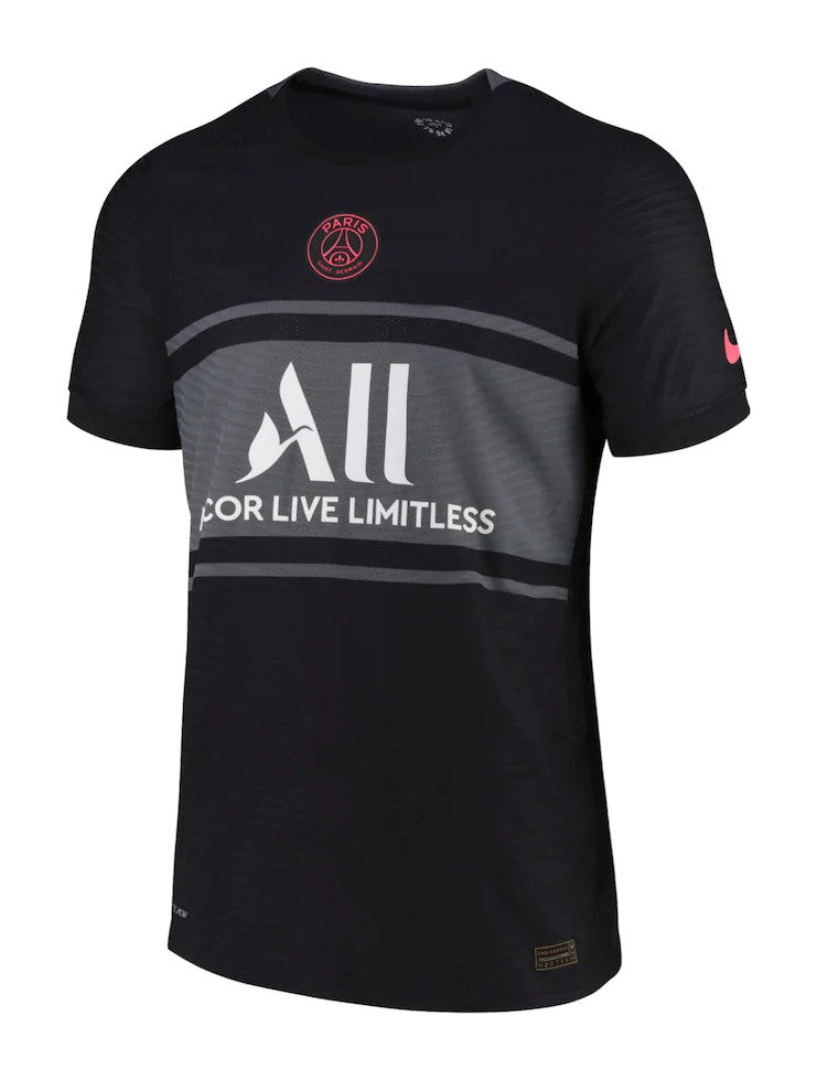 Camiseta PSG tercera 2021/2022 ⚡ vista sobre fondo blanco