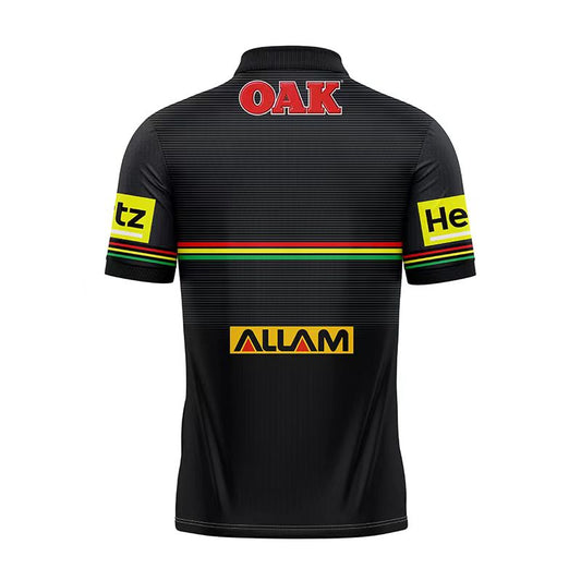 Camiseta Rugby Penrith Panthers 2024 vista sobre fondo blanco