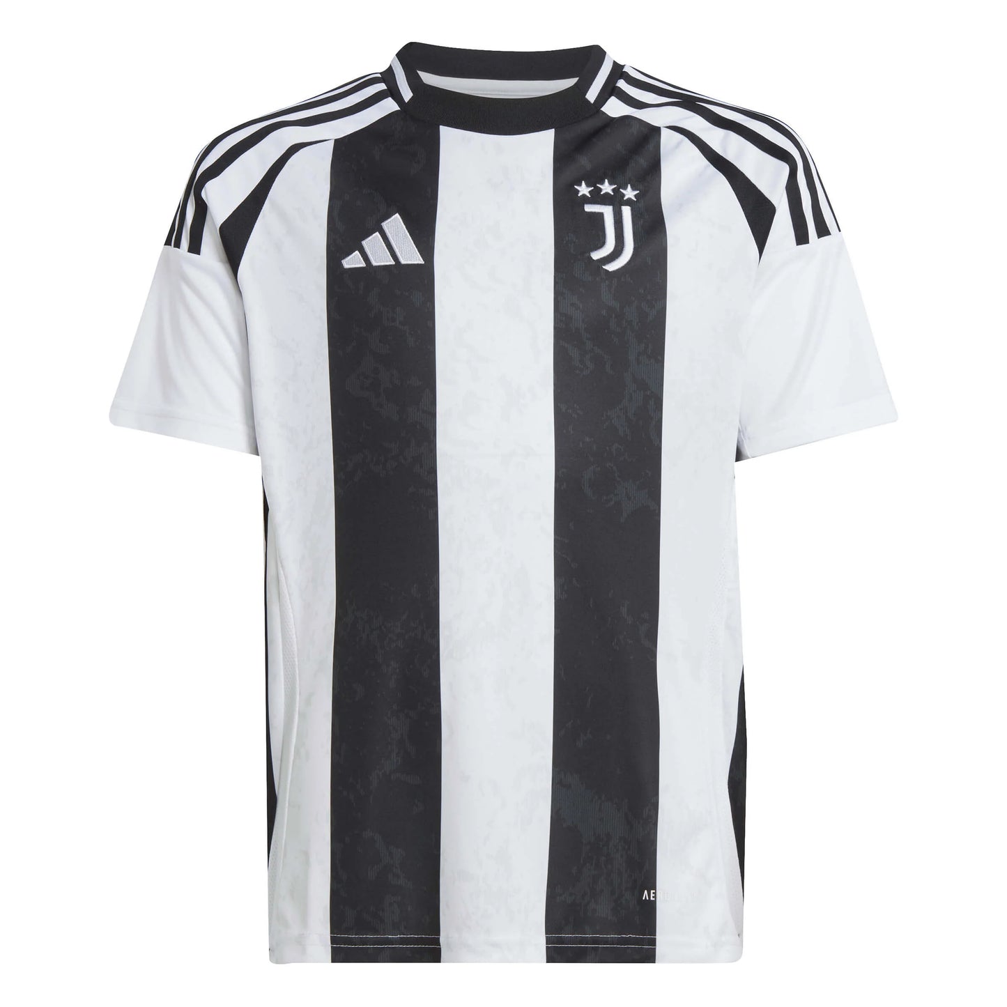 Camiseta Juventus local 2024/2025 vista sobre fondo blanco