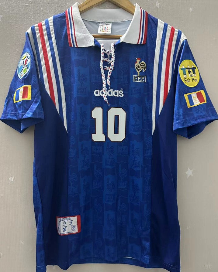 Camiseta Retro ZIDANE ZINEDINE 1996-97 Francia