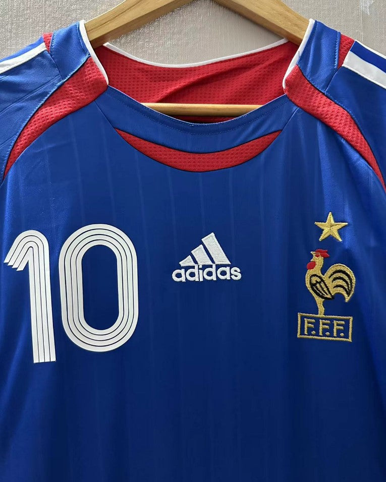 Camiseta Retro ZIDANE ZINEDINE 2006-07 Francia