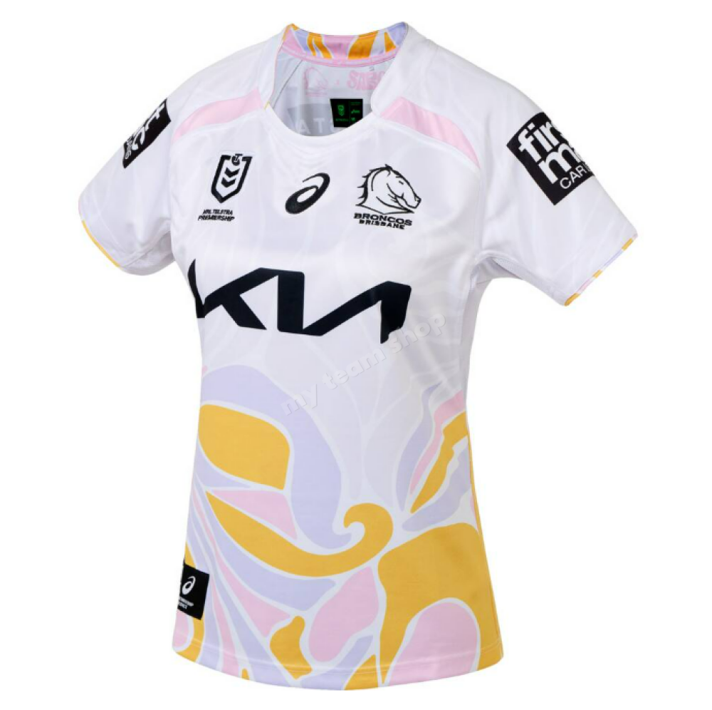Camiseta Rugby BRISBANE BRONCOS 2025 NRL WOMENS Alternativa