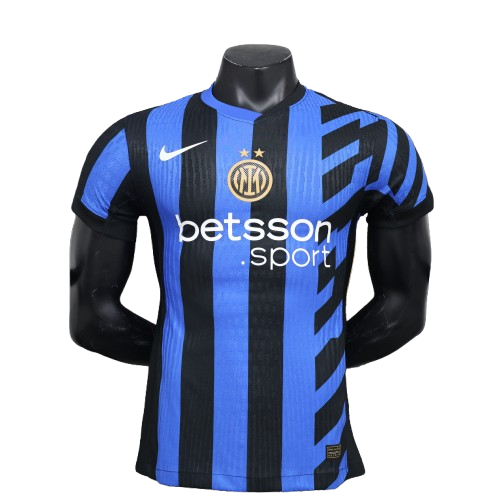 Camiseta Inter de Milan local 2024/2025 vista sobre fondo blanco