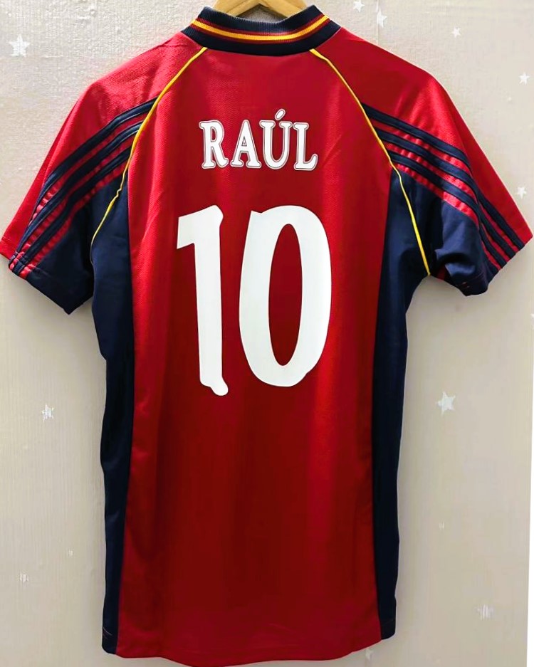 Camiseta Retro RAUL GONZALEZ BLANCO 1998-99 España