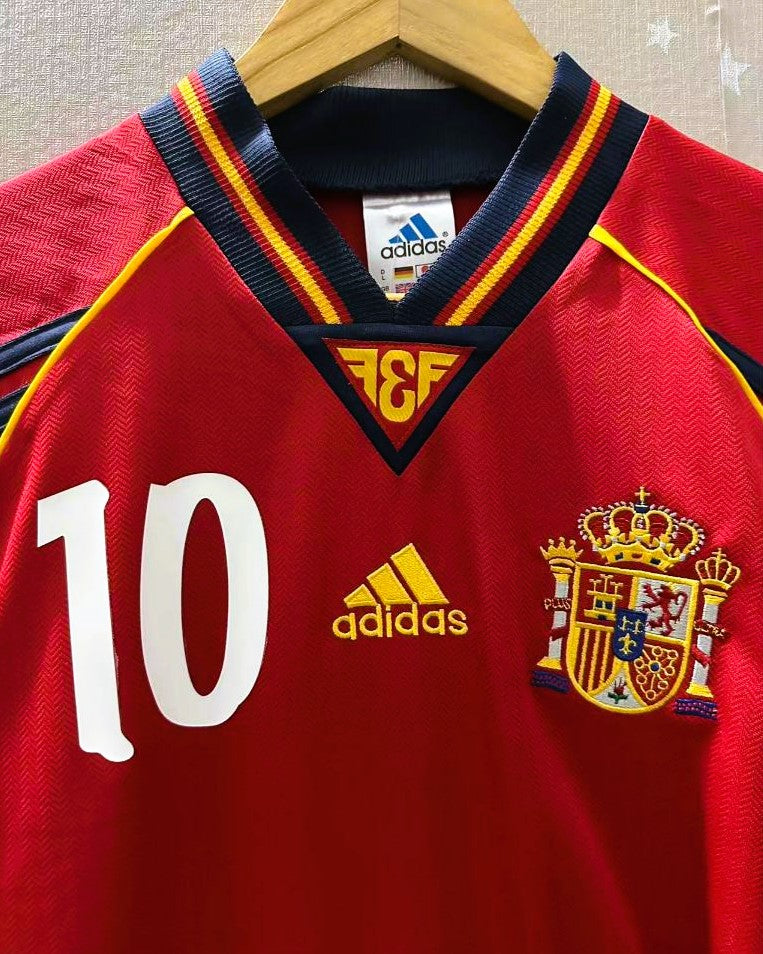 Camiseta Retro RAUL GONZALEZ BLANCO 1998-99 España