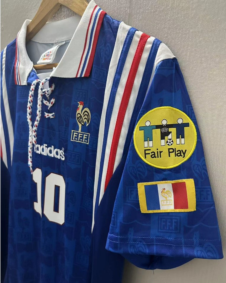 Camiseta Retro ZIDANE ZINEDINE 1996-97 Francia