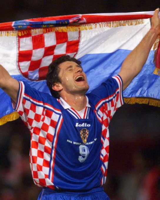 Camiseta Retro SUKER DAVOR 1998-99 Croacia