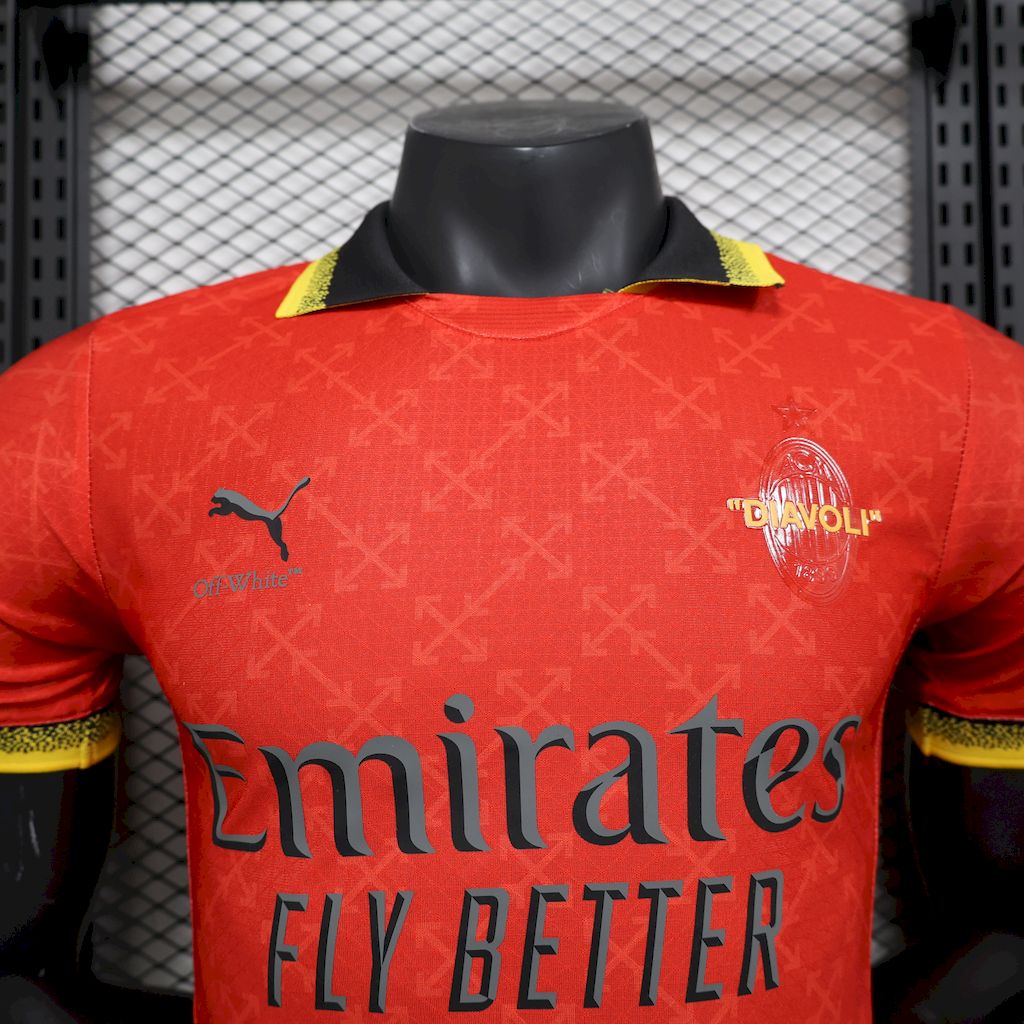 Camiseta AC Milan x Off White Versión Jugador 24/25