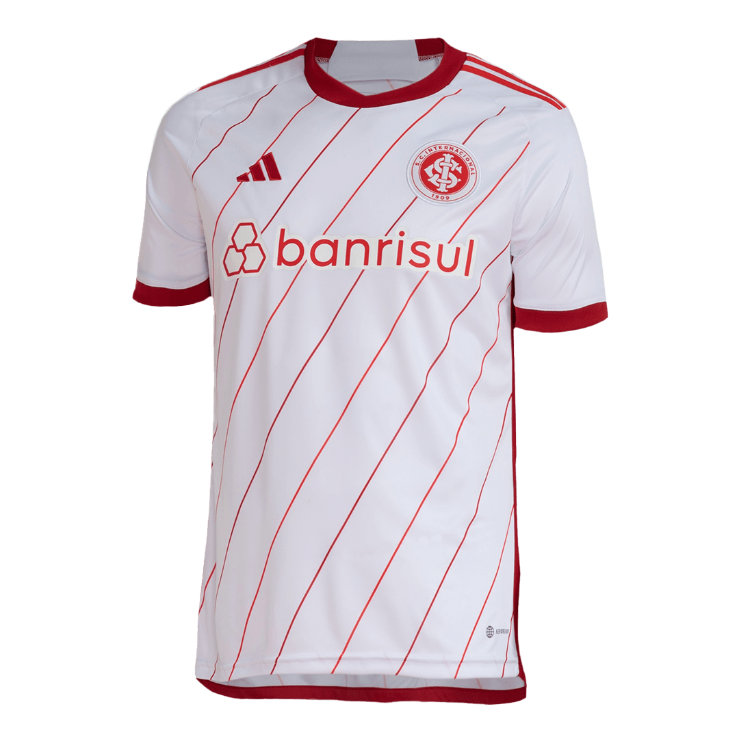 Camiseta SC Internacional visitante 2023/2024 vista sobre fondo blanco