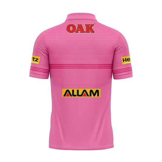Camiseta Rugby Penrith Panthers 2024 - Polo vista sobre fondo blanco