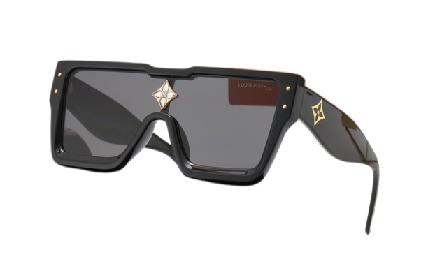 Lentes de sol Louis Vuitton - Negro ⚡ TL STORE vista sobre fondo blanco