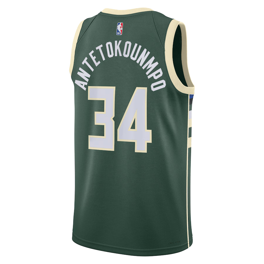 Camiseta Milwaukee Bucks 2024 - Icon Edition