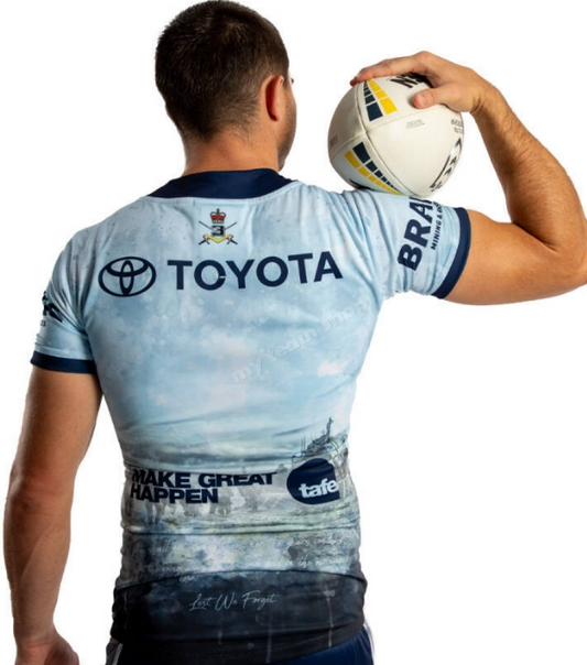 Camiseta Rugby NORTH QUEENSLAND COWBOYS 2025 NRL DEFENCE