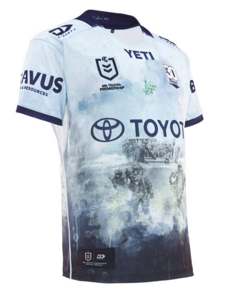 Camiseta Rugby NORTH QUEENSLAND COWBOYS 2025 NRL DEFENCE