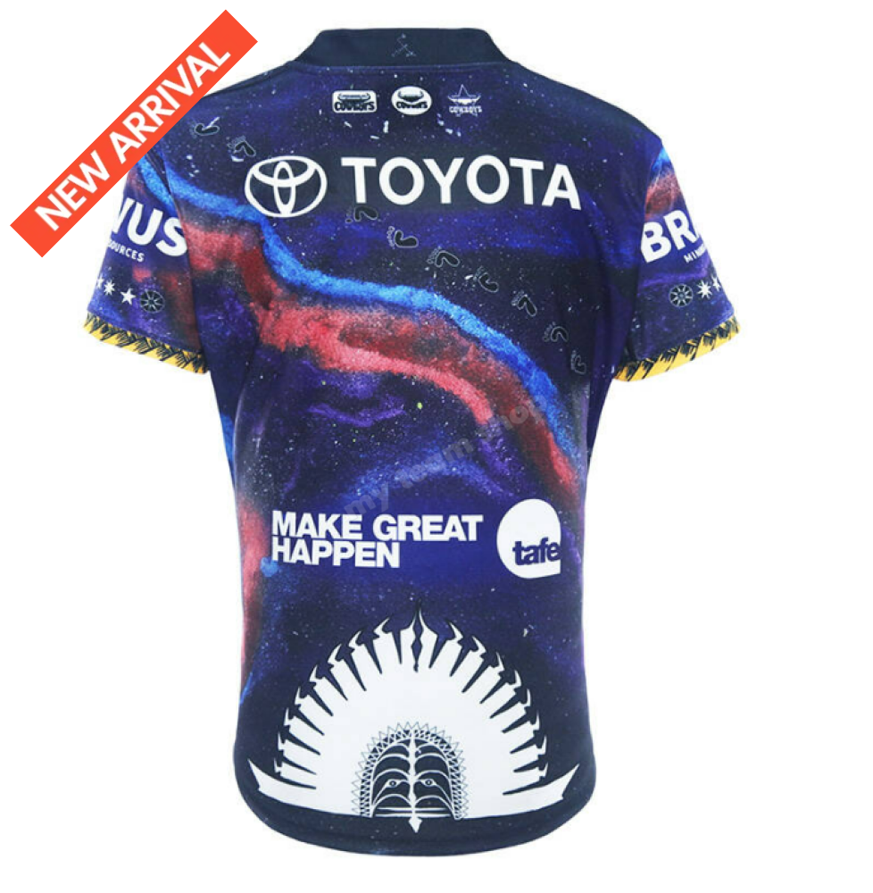 Camiseta Rugby NORTH QUEENSLAND COWBOYS 2025 NRL INDIGENOUS