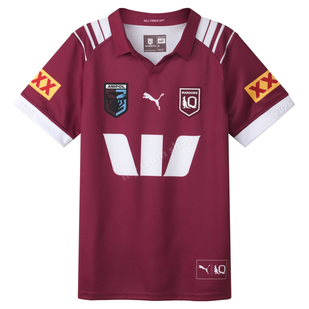 Camiseta Rugby QLD STATE OF ORIGIN 2025 NRL MAROONS