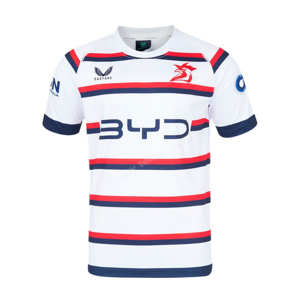 Camiseta Rugby SYDNEY ROOSTERS 2025 NRL WHITE Entrenamiento