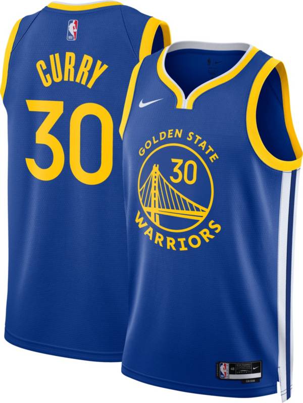 Camiseta NBA Niños Golden state warriors local 2021 vista sobre fondo blanco